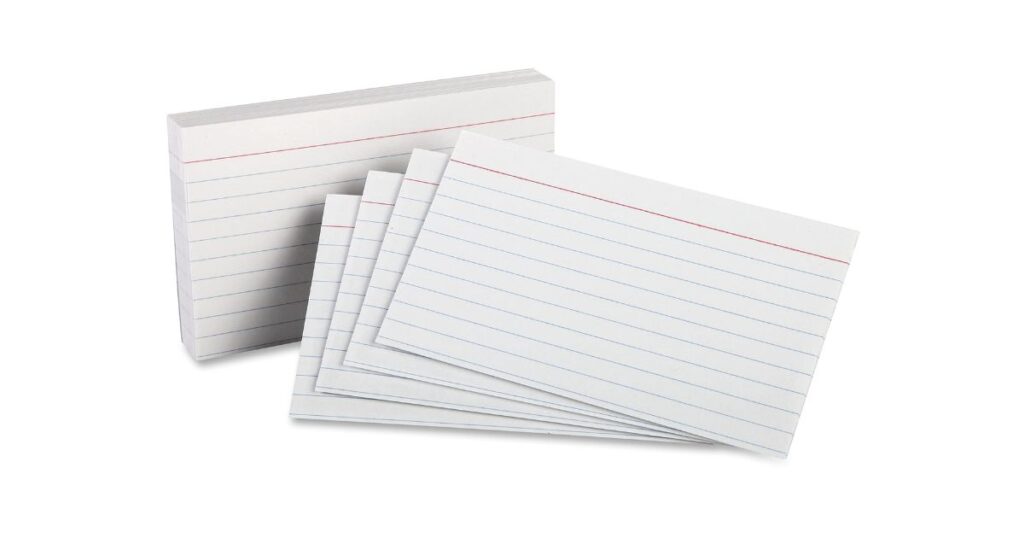 13 Common Things That Are 15 Centimeters Long Standard Index Card