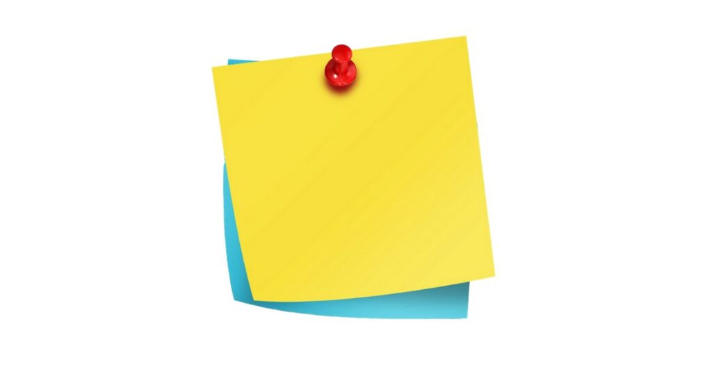 13 Everyday Objects that are approximately 3 Inches long Sticky Notes