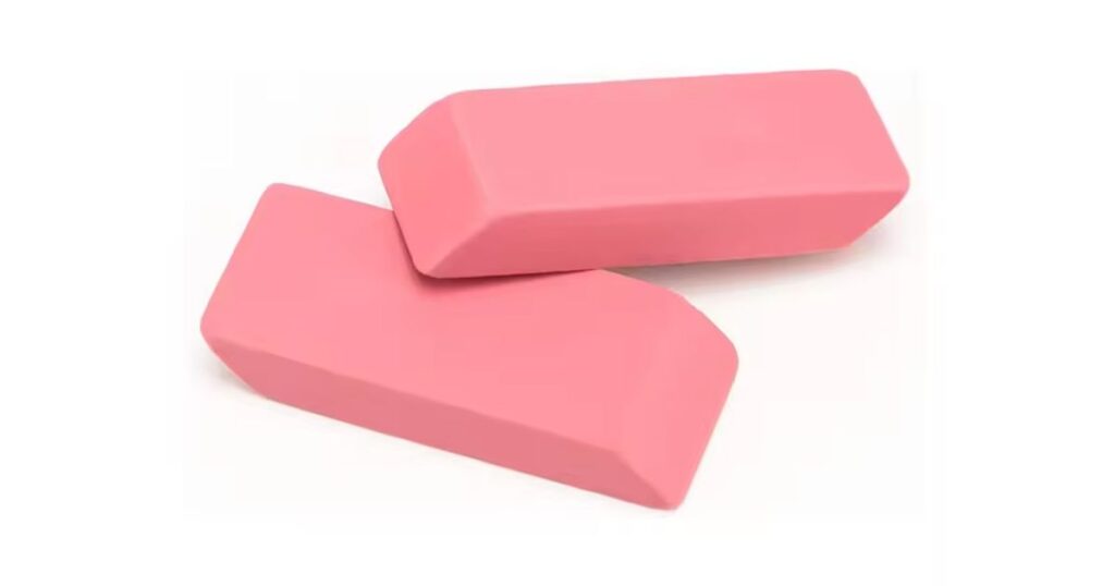 14 Everyday Items That Are About 5 Inches Long 2.5 Pink Erasers