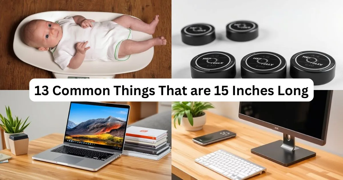 13 Common Things That are 15 Inches Long