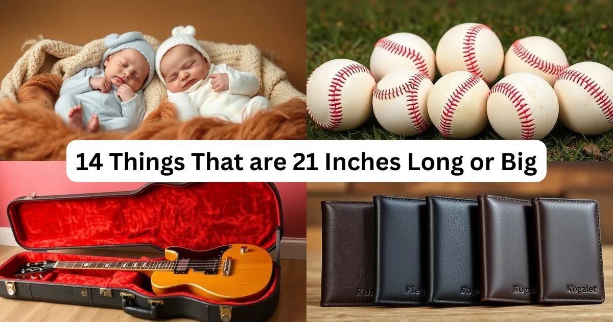 14 Things That are 21 Inches Long or Big