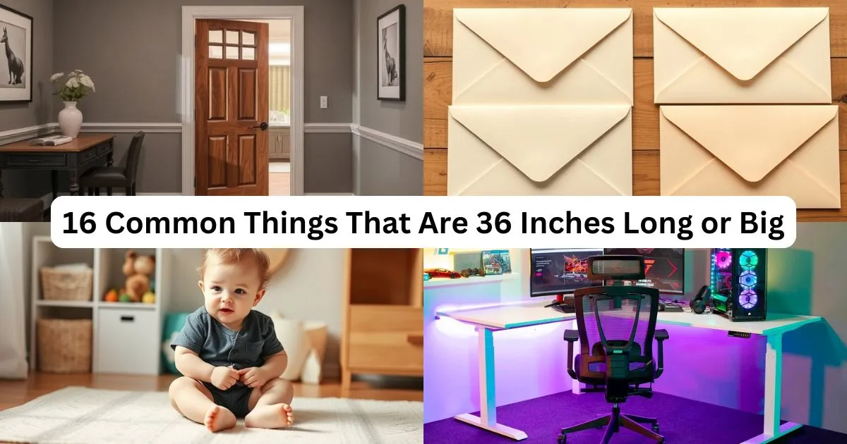 16 Common Things That Are 36 Inches Long or Big