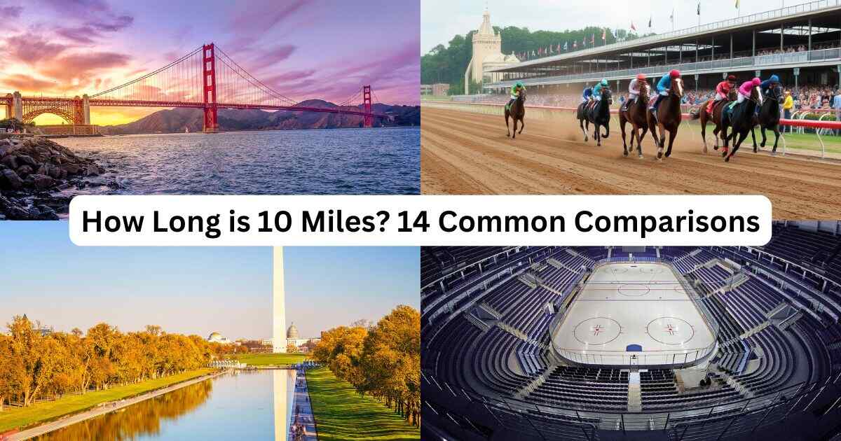 How Long is 10 Miles? 14 Common Comparisons