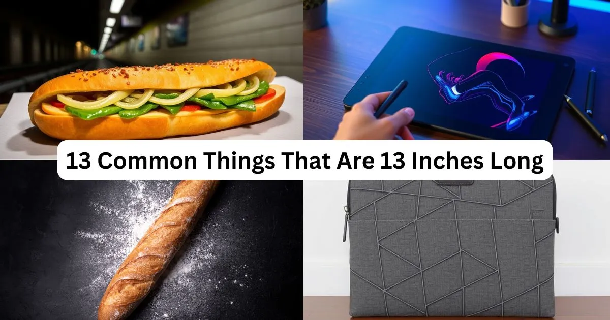 How Long is 13 Inches: 13 Common Things That Are 13 Inches Long