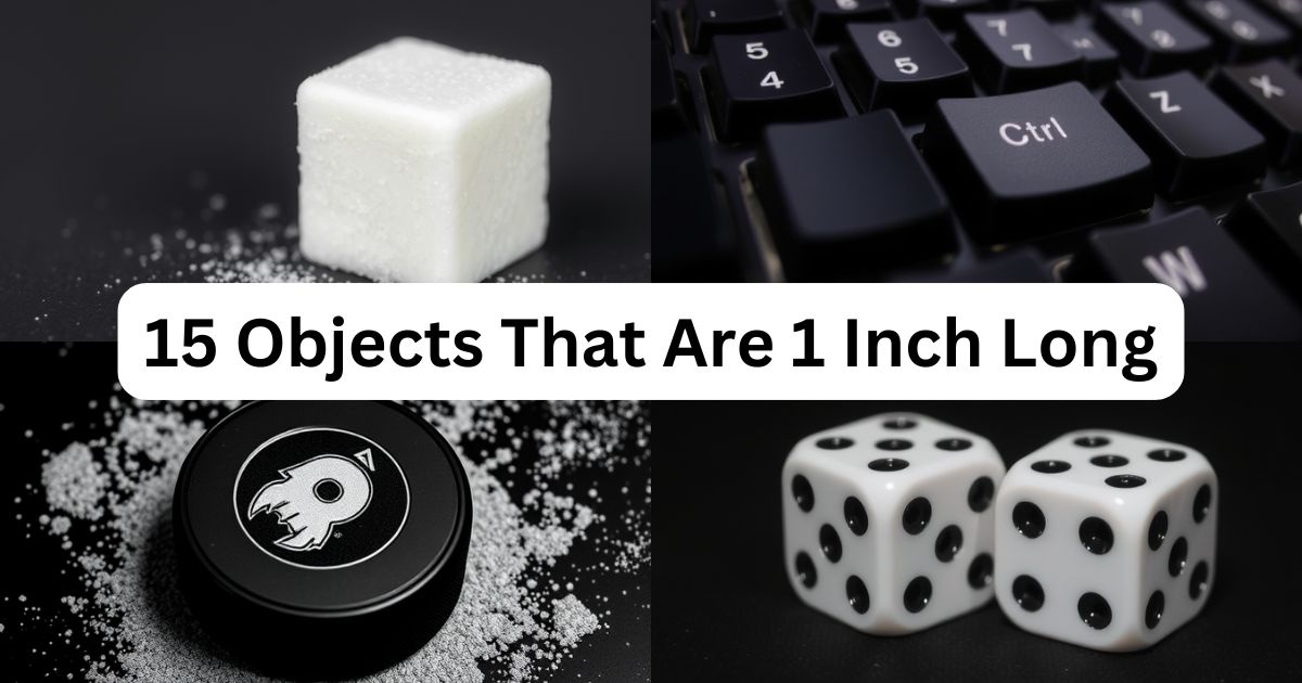 How Long is an Inch? 15 Objects That Are 1 Inch Long