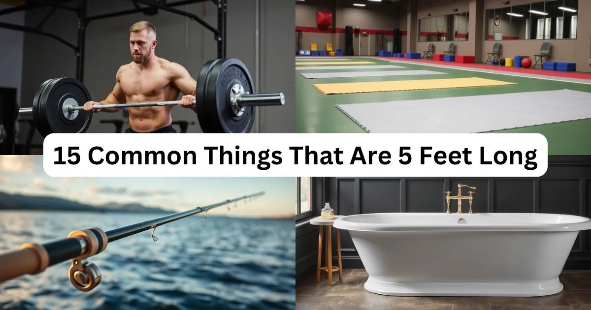 How Many Inches is 5 Feet? 15 Common Things That Are 5 Feet Long