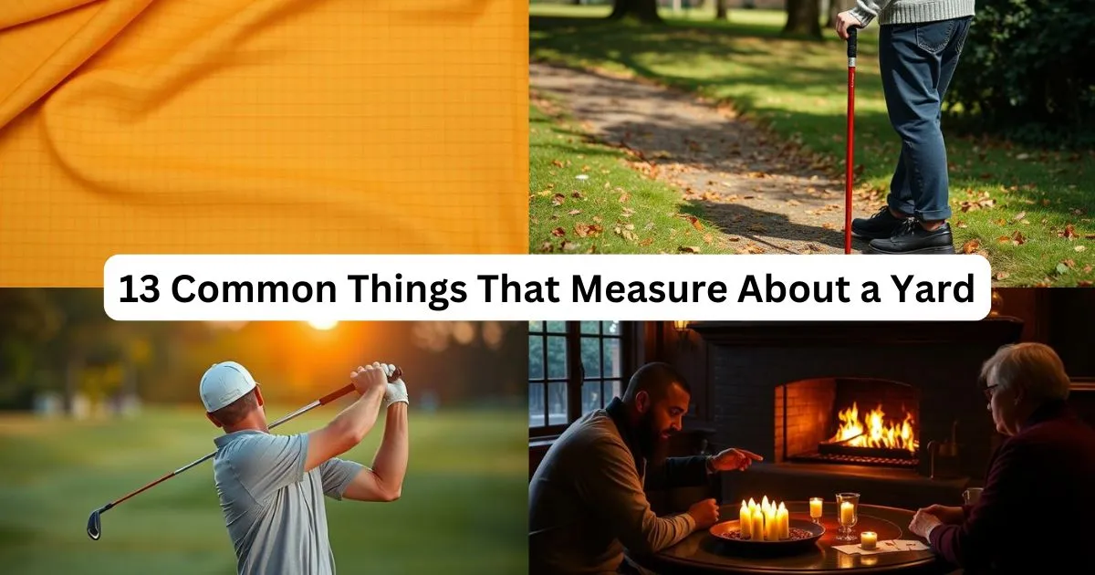 How Many Inches in a Yard? 13 Common Things That Measure About a Yard