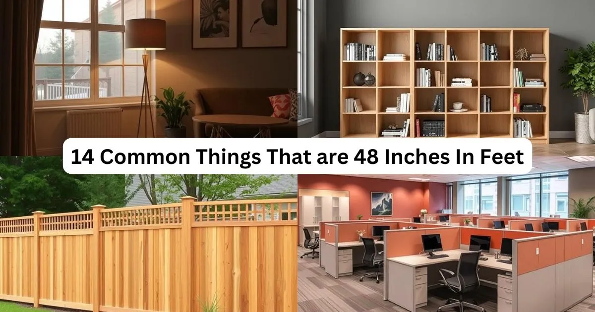 How Tall is 48 Inches in Feet? 14 Common Things That are 48 Inches In Feet