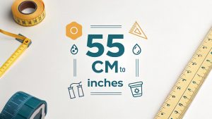 55 cm to Inches